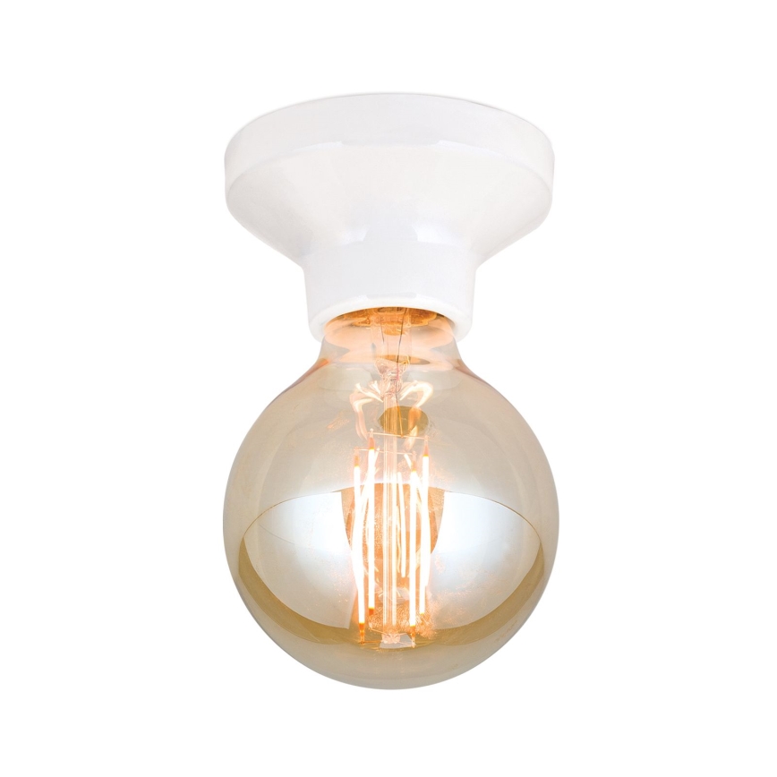 Таванно осветително тяло FROST 1xE27/60W/230V бяло