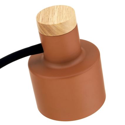 Подова лампа GILI 1xE27/40W/230V в цвят тухла