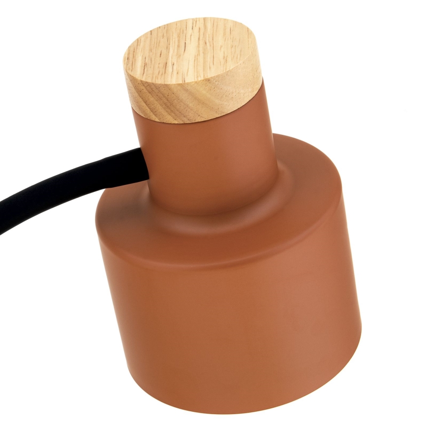 Подова лампа GILI 1xE27/40W/230V в цвят тухла