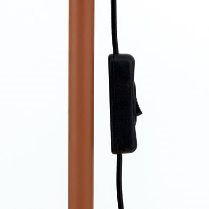 Подова лампа GILI 1xE27/40W/230V в цвят тухла