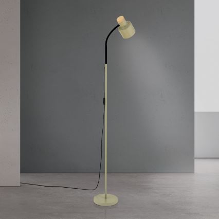 Подова лампа GILI 1xE27/40W/230V зелена