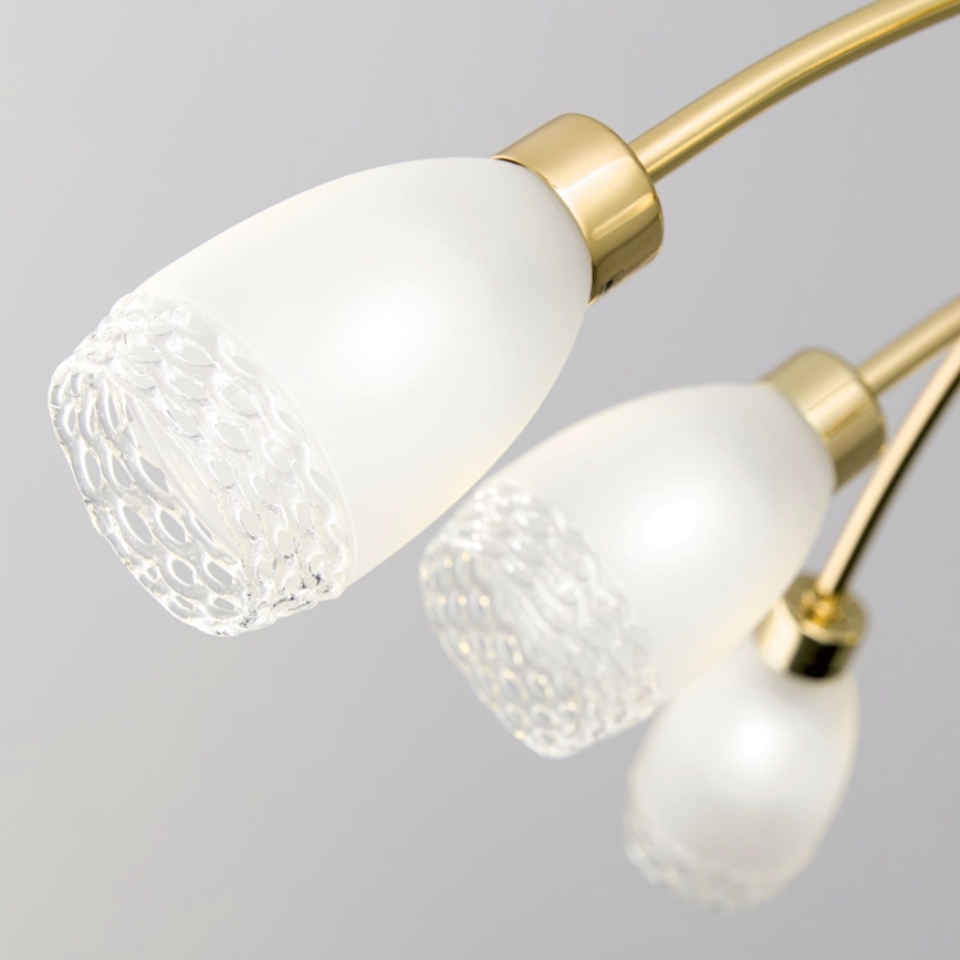 Полилей на тръба CARLA 8xG9/28W/230V златен