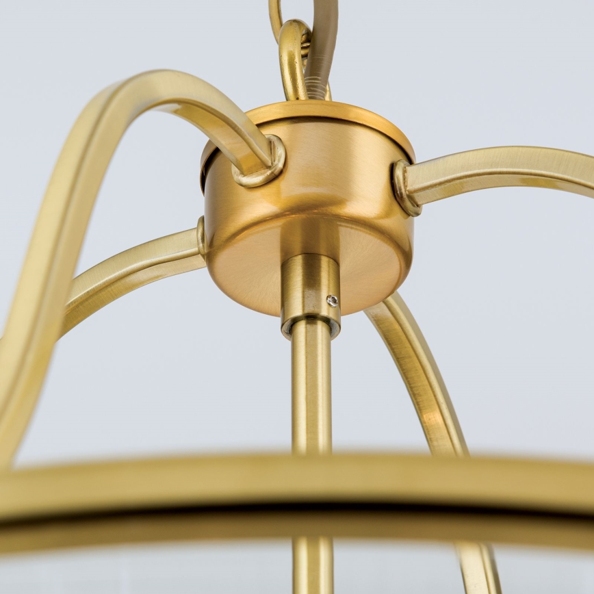 Полилей на верига BRUNO 6xE14/40W/230V Ø 43 см златист