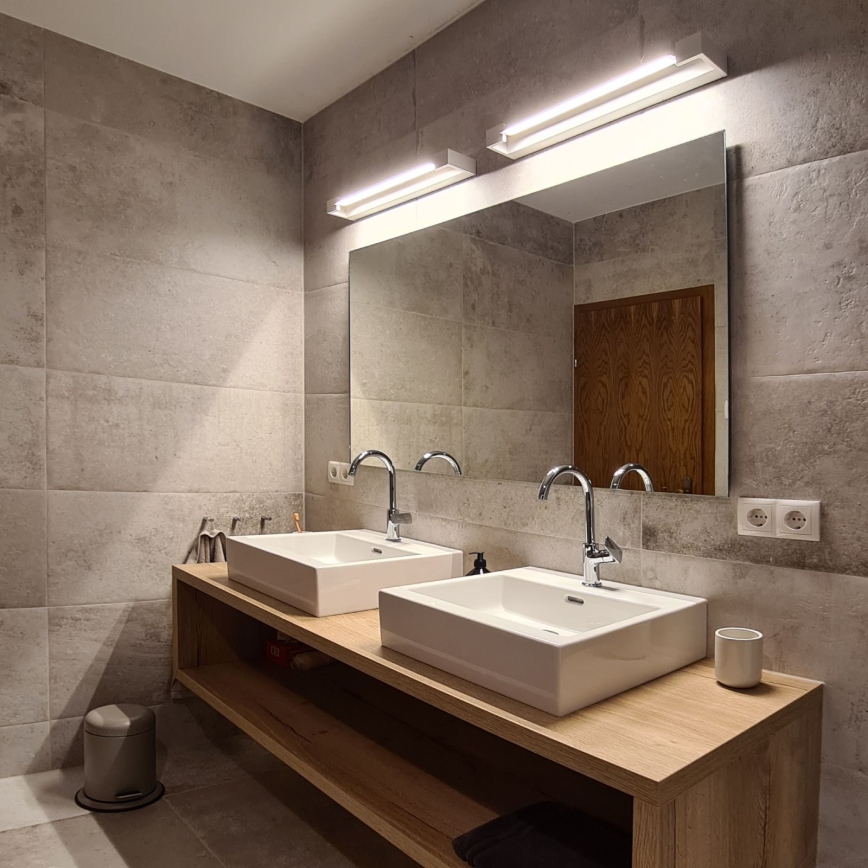 LED Лампа за огледало в баня MARILYN LED/18W/230V 60 см IP44 бял
