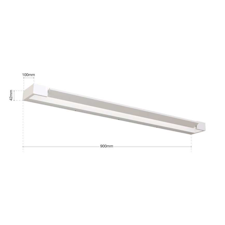 LED Лампа за огледало в баня MARILYN LED/24W/230V 90 см IP44 бял