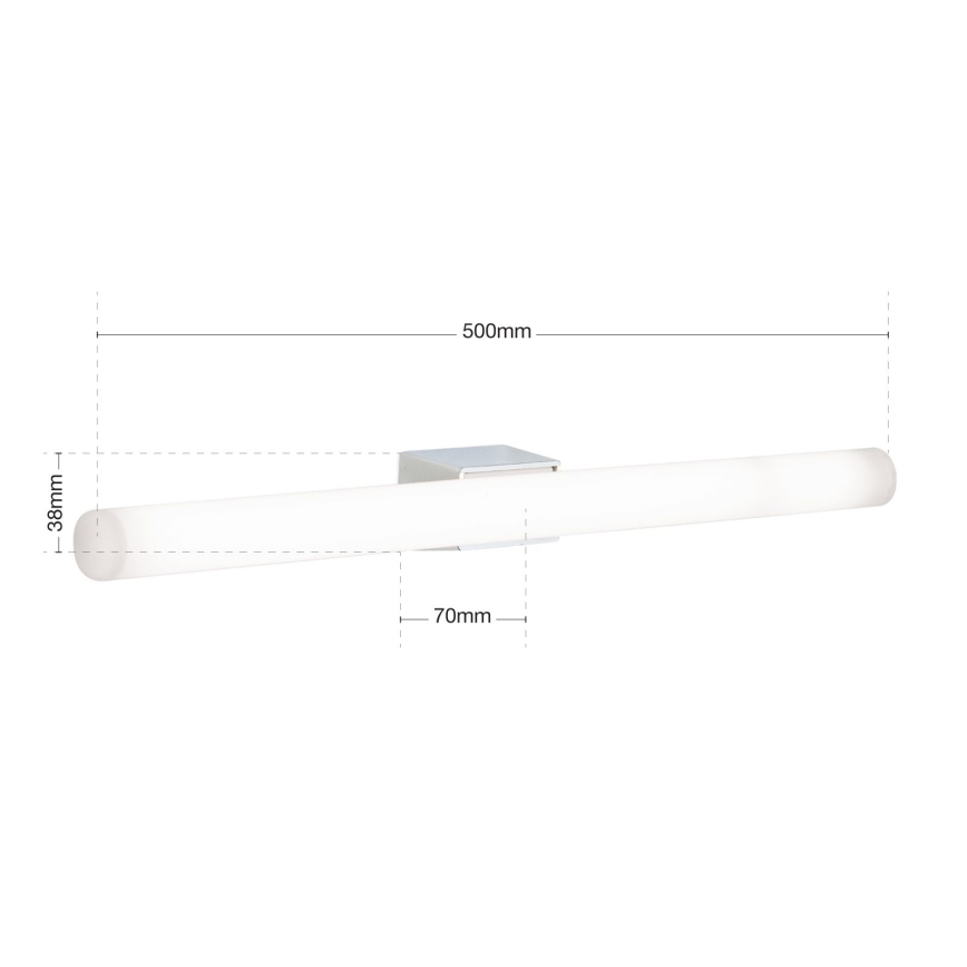 LED аплик VISAGIST 1xS14d/8W/230V бял