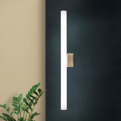 LED аплик VISAGIST 1xS14d/8W/230V месинг