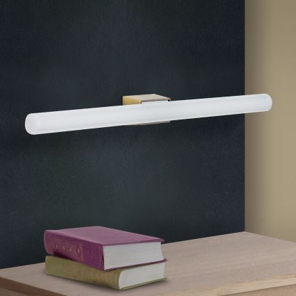 LED аплик VISAGIST 1xS14d/8W/230V месинг