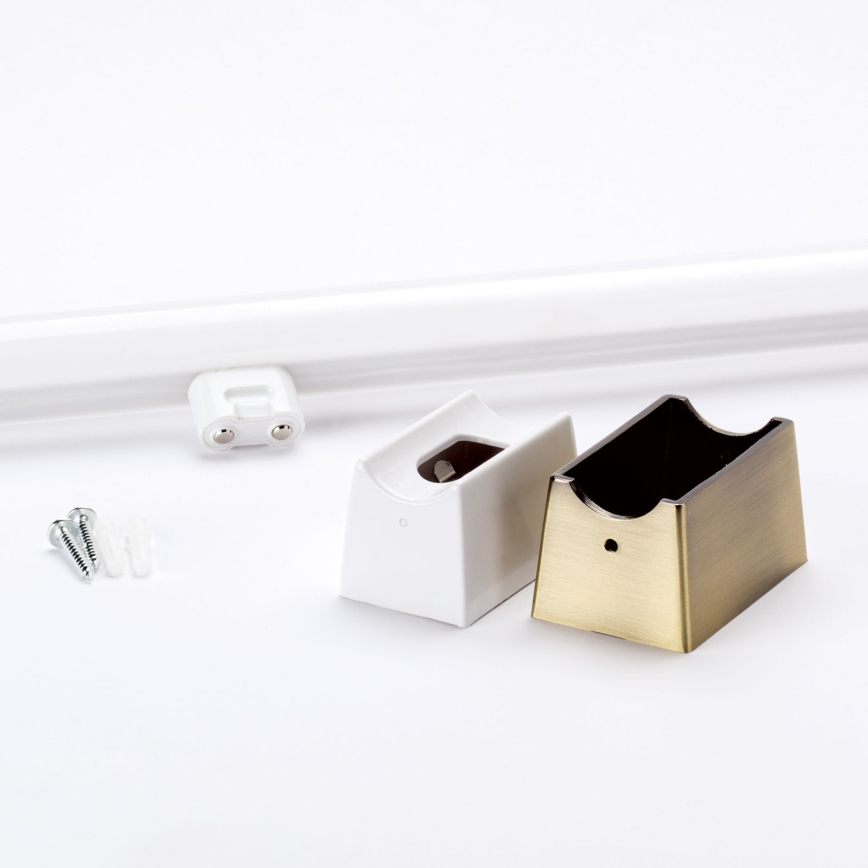 LED аплик VISAGIST 1xS14d/8W/230V месинг