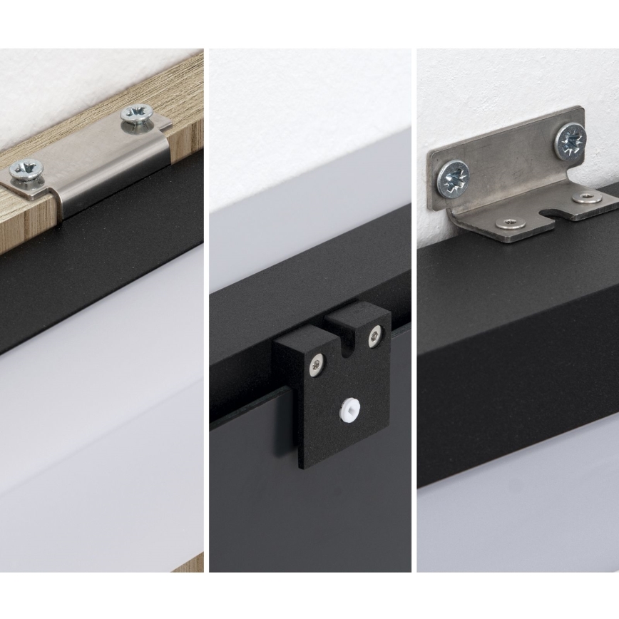 LED Лампа за огледало в баня HORIZON LED/12W/230V 3000/4000K 60 см IP44 черен