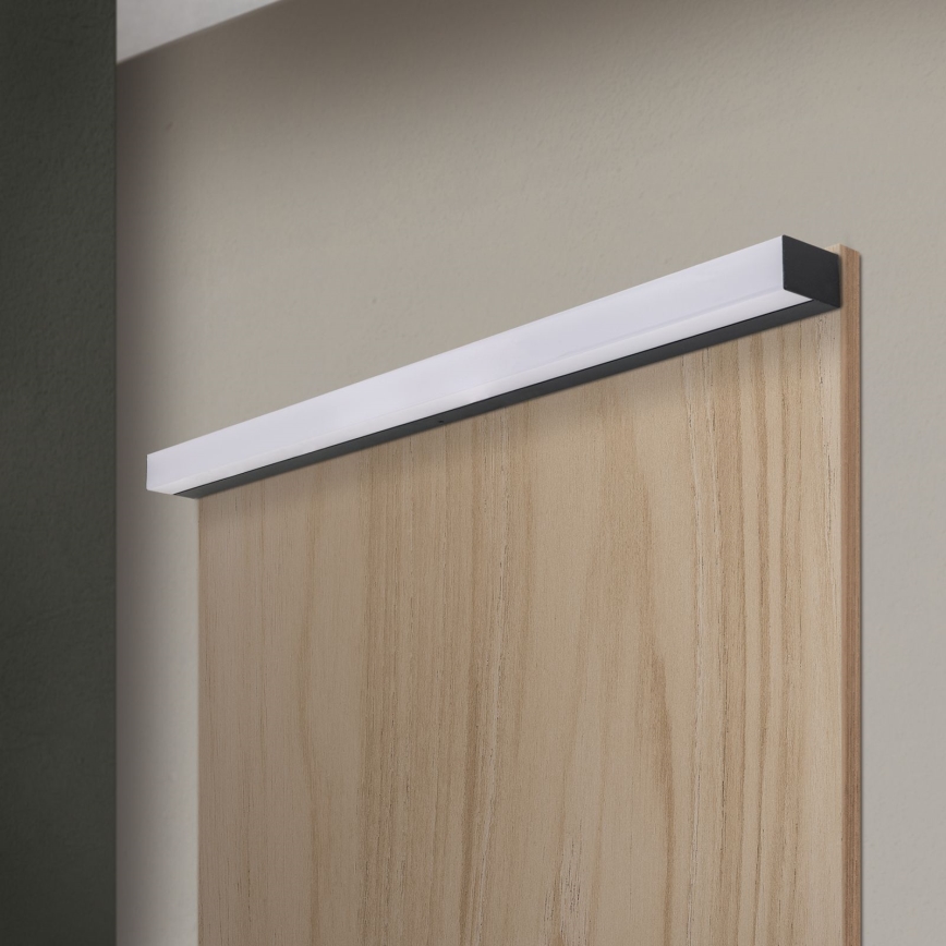 LED Лампа за огледало в баня HORIZON LED/18W/230V 3000/4000K 90 см IP44 черен