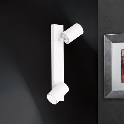 Точково осветително тяло SEAN 2xGU10/13W/230V бяло