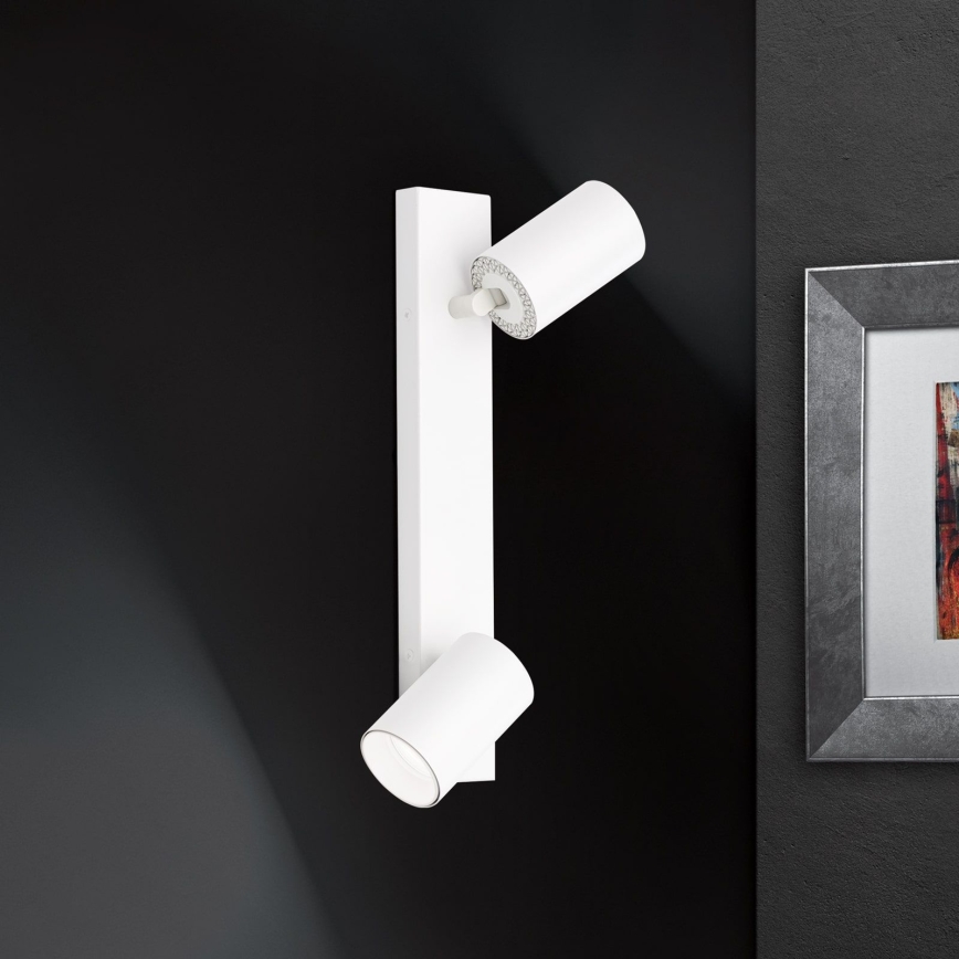 Точково осветително тяло SEAN 2xGU10/13W/230V бяло