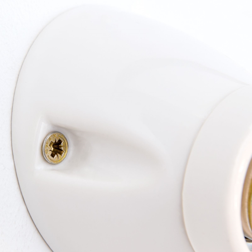 Стенно осветително тяло FROST 1xE27/60W/230V бяло