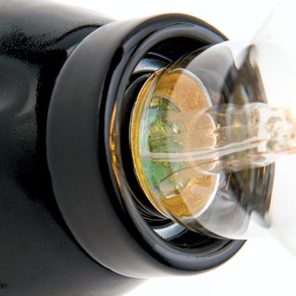 Стенно осветително тяло FROST 1xE27/60W/230V черно