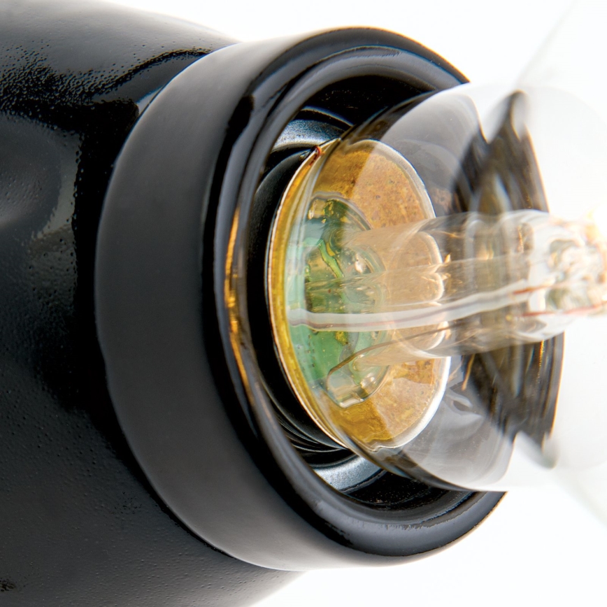 Стенно осветително тяло FROST 1xE27/60W/230V черно