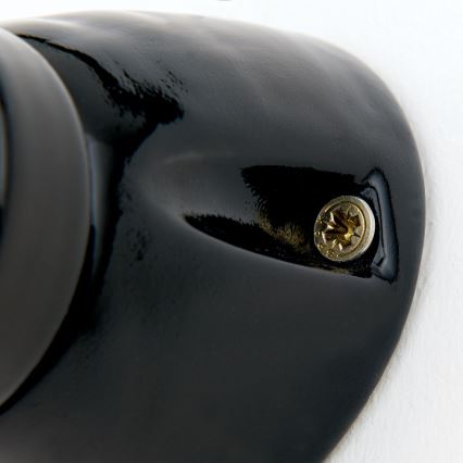 Стенно осветително тяло FROST 1xE27/60W/230V черно