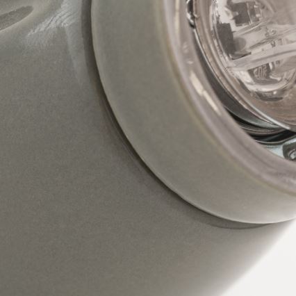 Стенно осветително тяло FROST 1xE27/60W/230V сиво