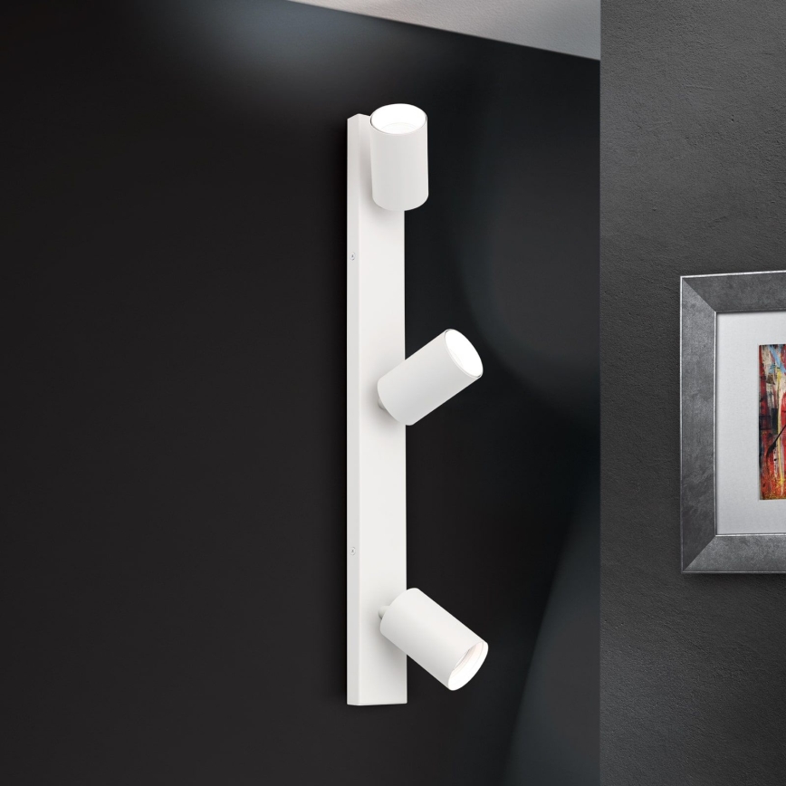 Стенно точково осветително тяло SEAN 3xGU10/13W/230V бяло