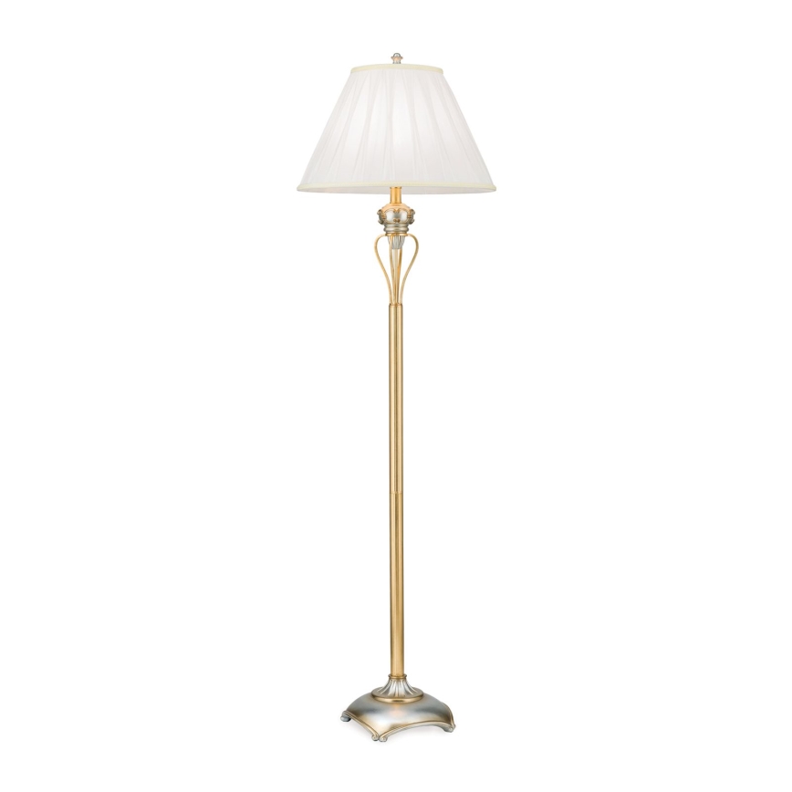 Лампион TIZIA 1xE27/60W/230V бял/златист/патина