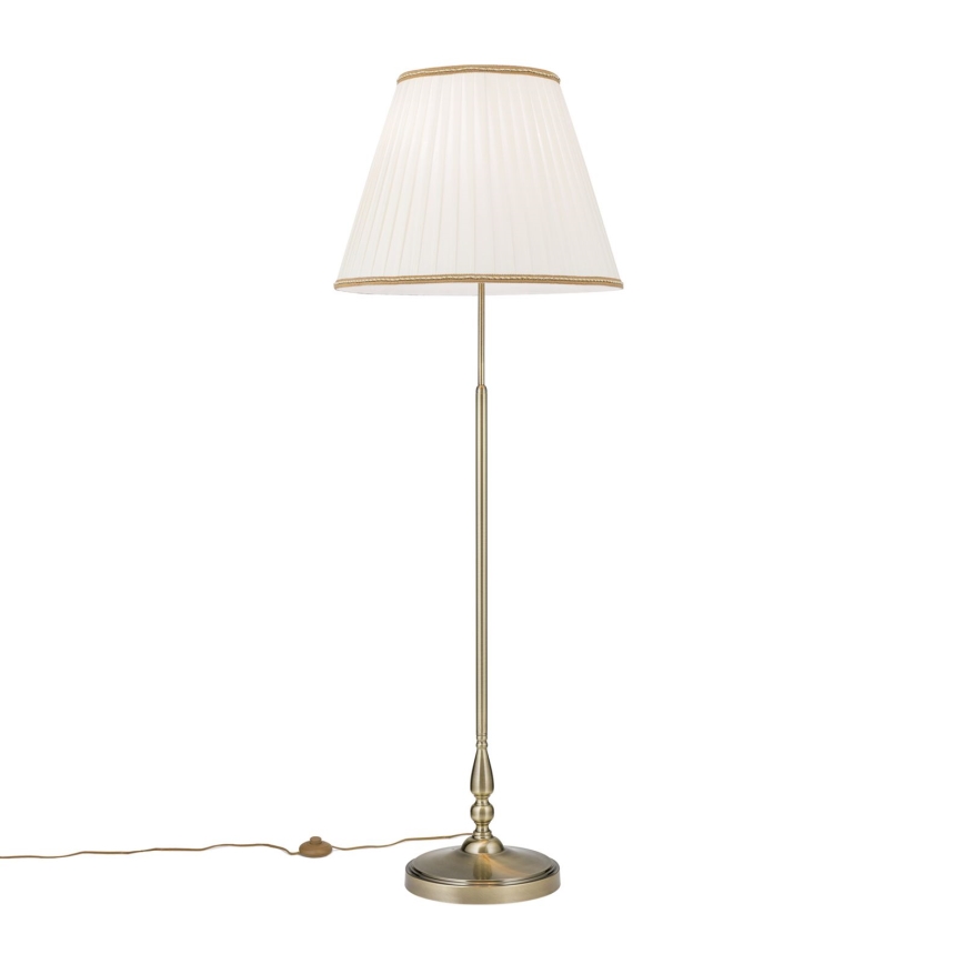 Лампион TONIA 2xE27/60W/230V 154 cm бял/бронзов