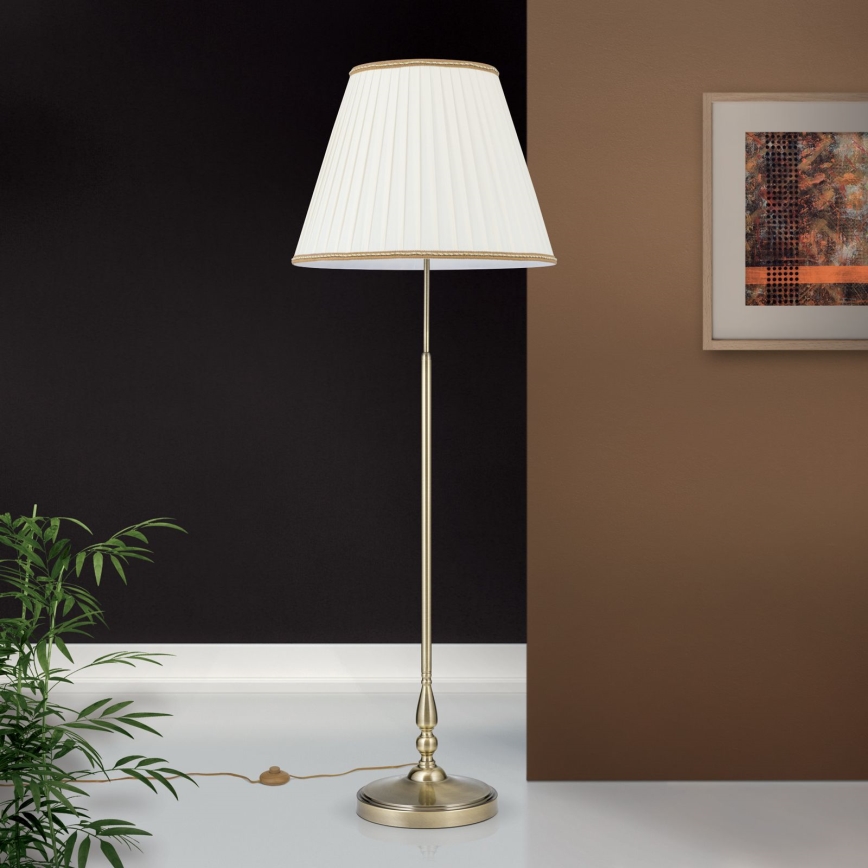 Лампион TONIA 2xE27/60W/230V 154 cm бял/бронзов