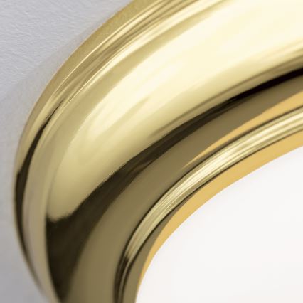 Таванно осветително тяло EMPIRA 2xE27/40W/230V диаметър 35,5 см златисто