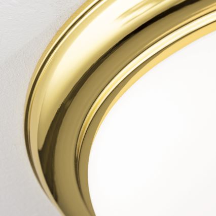 Таванно осветително тяло EMPIRA 3xE27/40W/230V, диаметър 48 см, златисто