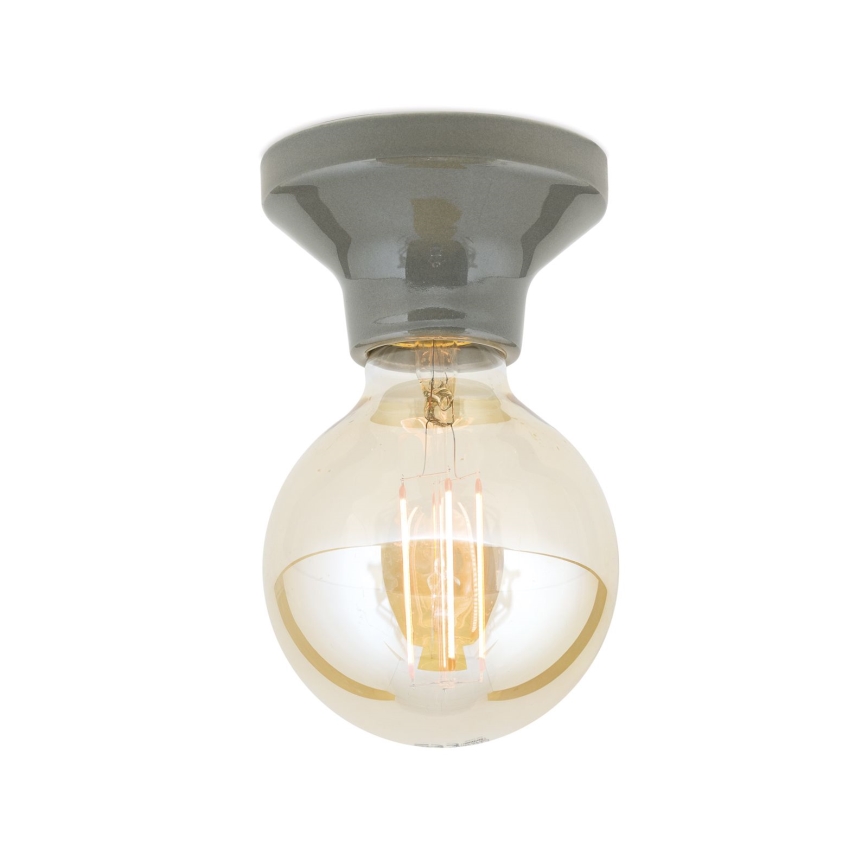 Плафон FROST 1xE27/60W/230V сив