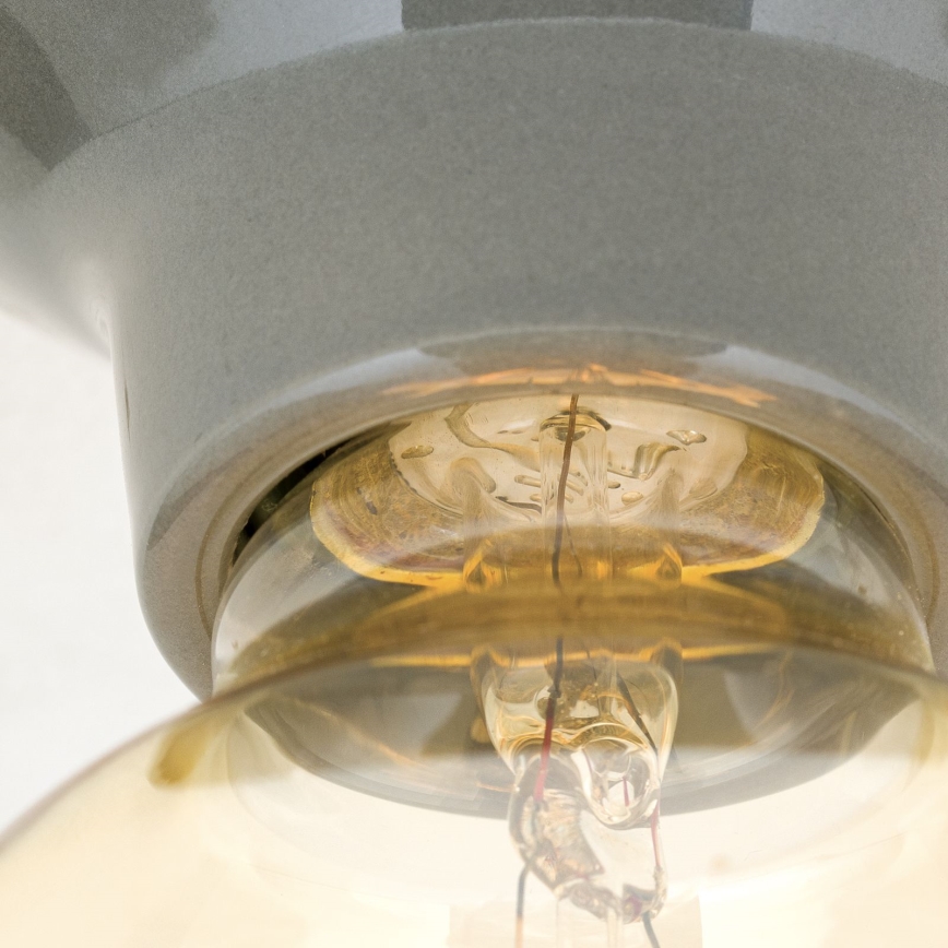 Плафон FROST 1xE27/60W/230V сив