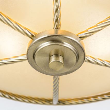 Плафон MAURO 3xE27/60W/230V Ø 42 см бронзов