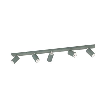 Точково осветително тяло PENN 5xGU10/13W/230V сиво