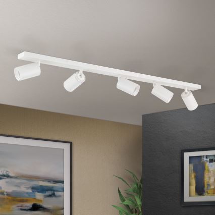 Точково осветително тяло SEAN 5xGU10/13W/230V бяло