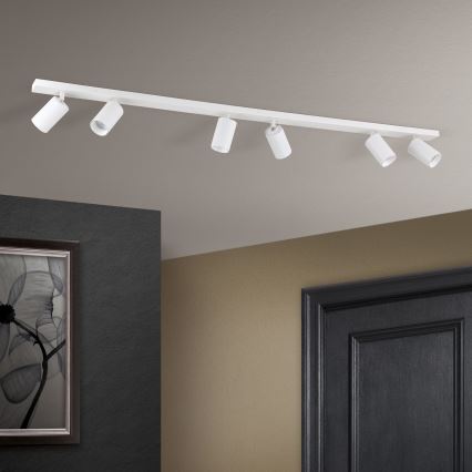 Точково осветително тяло SEAN 6xGU10/13W/230V бяло