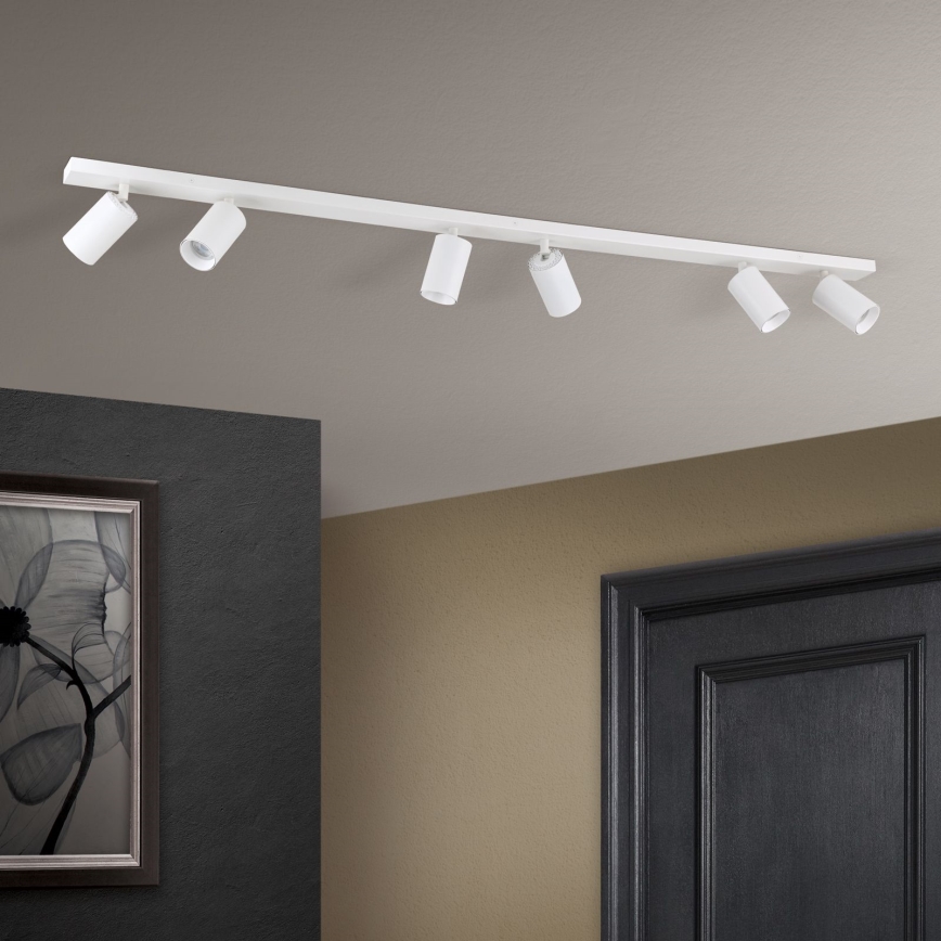 Точково осветително тяло SEAN 6xGU10/13W/230V бяло