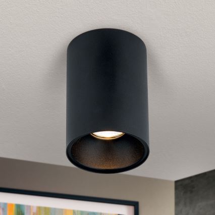 Точково осветително тяло STARLIGHT 1xGU10/50W/230V черно/златно