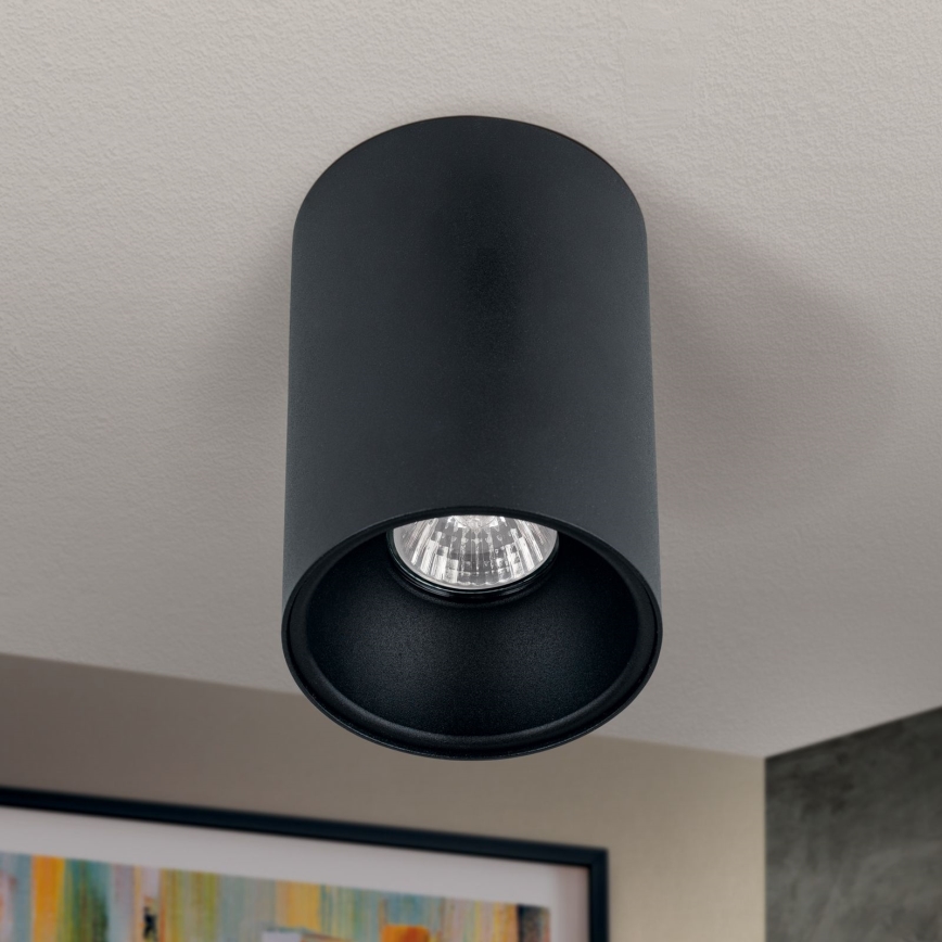 Точково осветително тяло STARLIGHT 1xGU10/50W/230V черно/златно