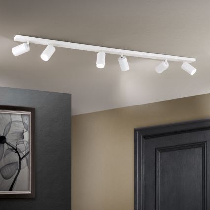 Точково осветително тяло SEAN 6xGU10/13W/230V бяло