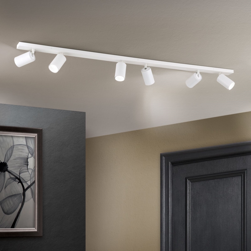 Точково осветително тяло SEAN 6xGU10/13W/230V бяло