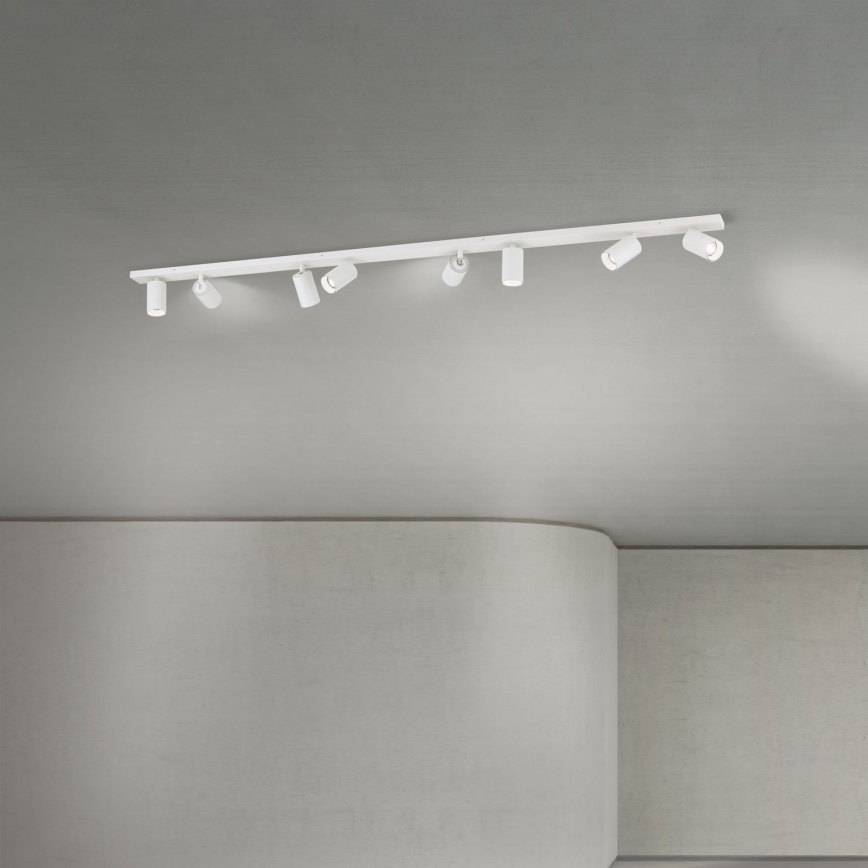 Точково осветително тяло SEAN 8xGU10/13W/230V бяло