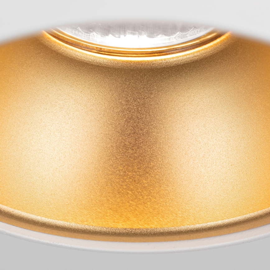 Точково осветително тяло STARLIGHT 1xGU10/50W/230V бяло/златисто