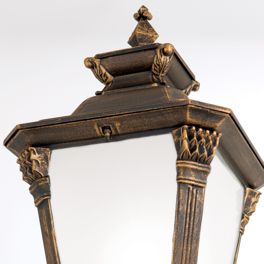 Външна лампа AIKO 1xE27/60W/230V 240 cm IP23 бронз/патина