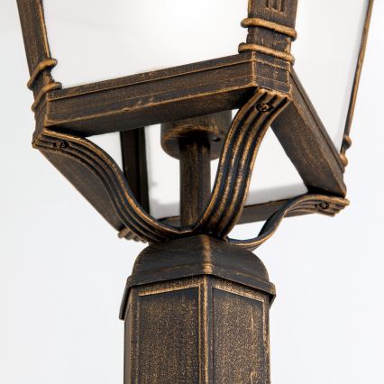 Външна лампа AIKO 1xE27/60W/230V 240 cm IP23 бронз/патина