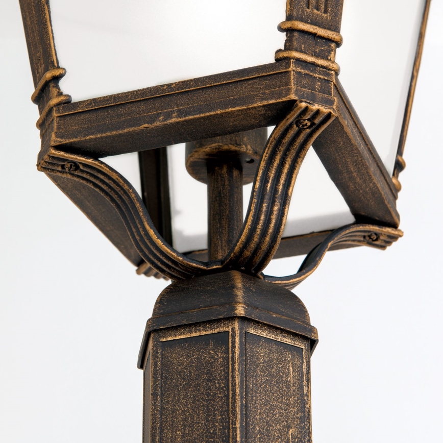 Външна лампа AIKO 1xE27/60W/230V 240 cm IP23 бронз/патина