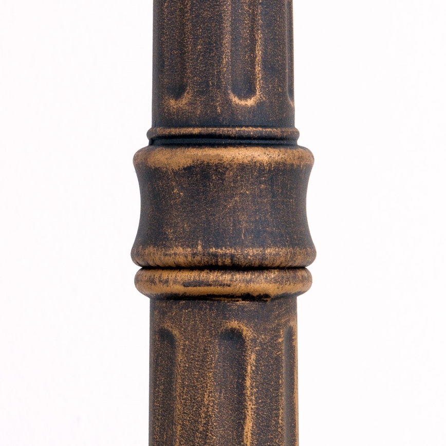 Външна лампа AIKO 1xE27/60W/230V 240 cm IP23 бронз/патина