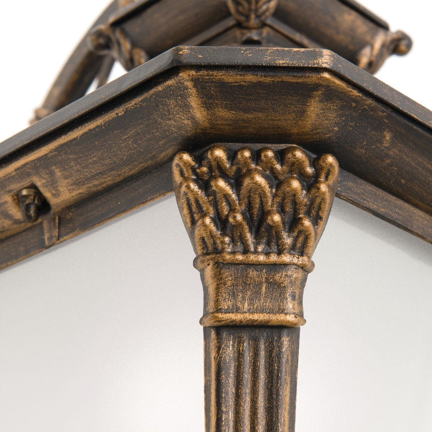 Външна стенна лампа AIKO 1xE27/60W/230V IP23 бронз/патина