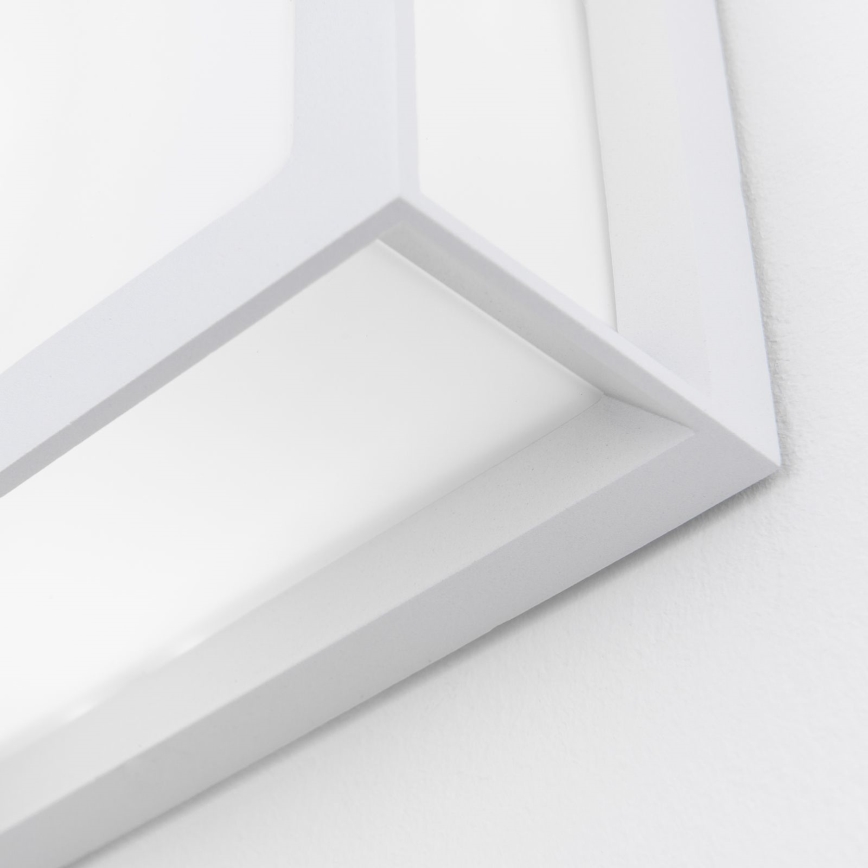 Външно осветително тяло HENRY 2xE27/15W/230V 26x26 cm IP44 бяло