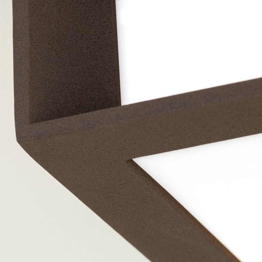 Външно осветително тяло HENRY 2xE27/15W/230V IP44 кафяво