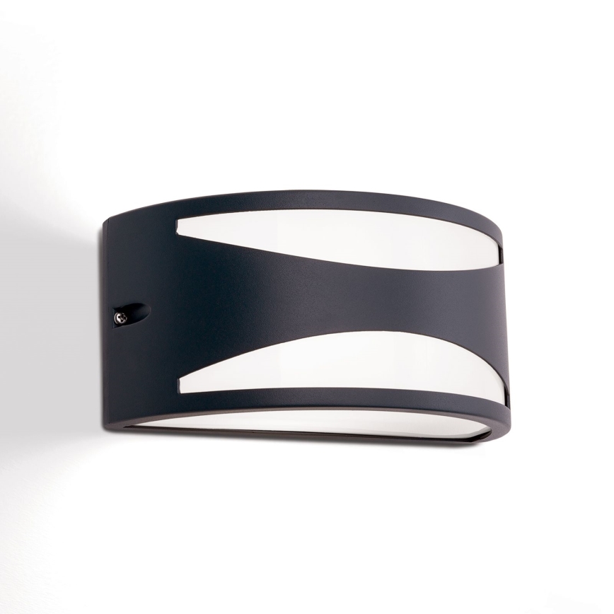 Външно стенно осветително тяло SHELL 1xE27/40W/230V IP54 антрацит