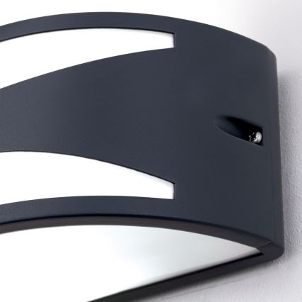 Външно стенно осветително тяло SHELL 1xE27/40W/230V IP54 антрацит